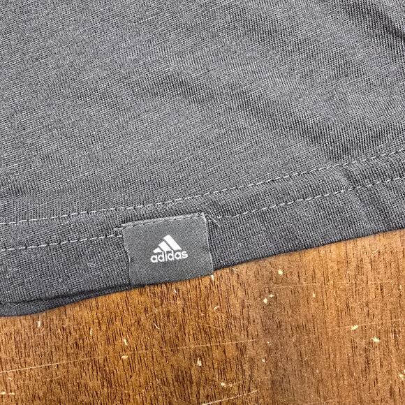 Women's Adidas "The Go-To Performance Tee" Cropped Athletic Muscle Top | Size XS - Picture 4 of 5